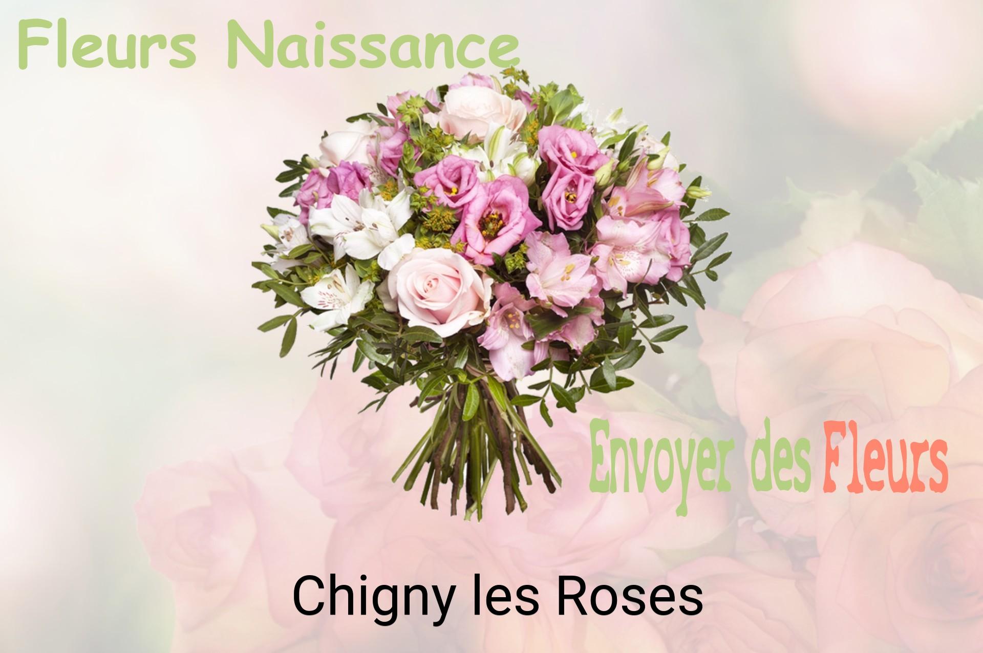 Bouquet de fleurs de naissance livré à Chigny-les-Roses